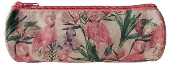 Incood Incod Mokyklinė pieštukinė. Vamzdelis, Mokyklinė rankinė su retro flamingais – 0106-0100