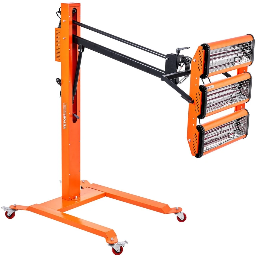 VEVOR 3300 W infraraudonųjų spindulių dažų džiovinimo lempa