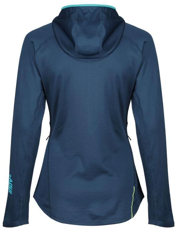 Inov-8 VentureLite Mid Hoodie FZ tamsiai mėlyna. Moteriška.
