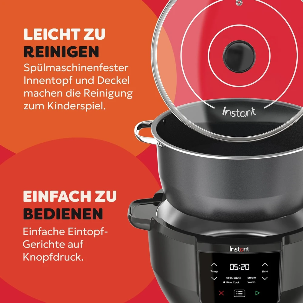 Greitpuodis - Instant Pot® Superior Cooker - lėta viryklė +daugiafunkcinė viryklė (su papildomais priedais)