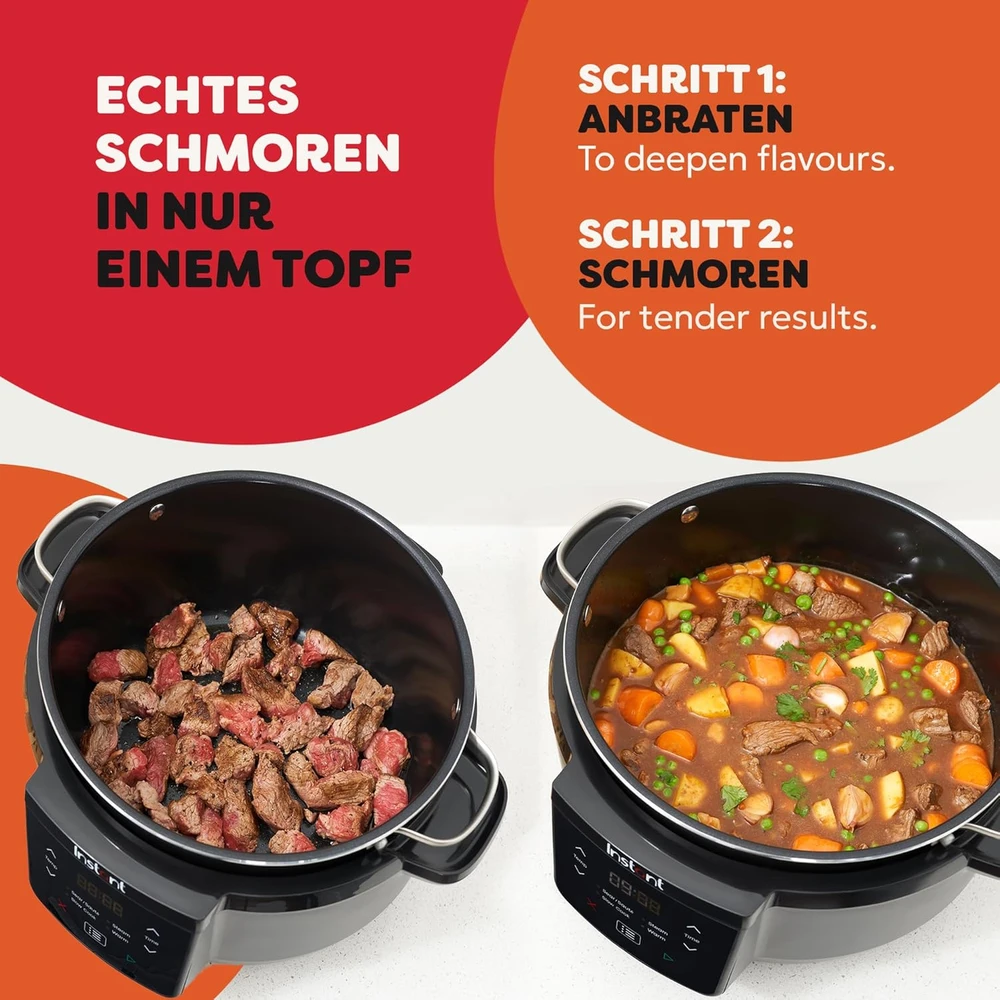 Greitpuodis - Instant Pot® Superior Cooker - lėta viryklė +daugiafunkcinė viryklė (su papildomais priedais)