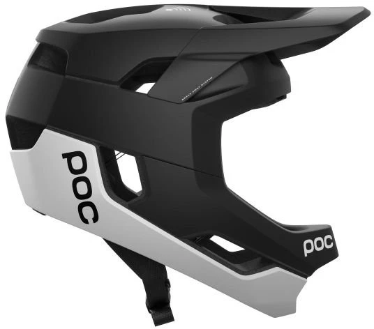 Integralinis dviračio šalmas POC Otocon Race Mips, juodai baltas