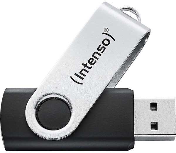 Intenso Office Line 32 GB, USB-Stick - sidabrinis/juodas, USB-A 3.2