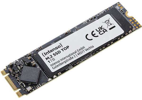 INTENSO 3832460 Intenso SSD M.2 SATA3 1TB, 520/420MBs, Atsparus smūgiams, Mažos galios
