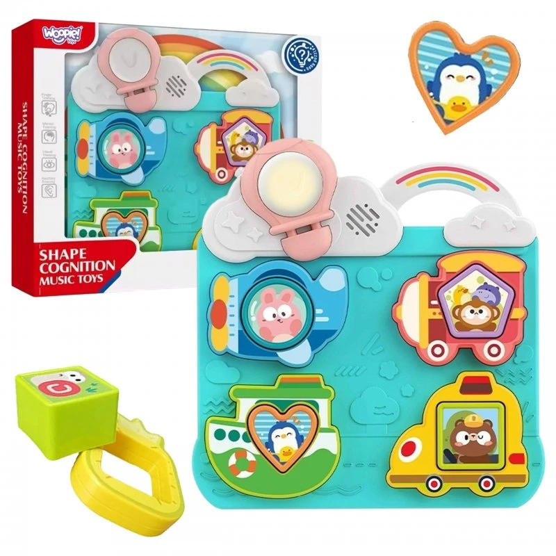 Woopie Baby WOOPIE Interaktyvi Dėlionė Transporto priemonės ir Gyvūnai Mėlyna
