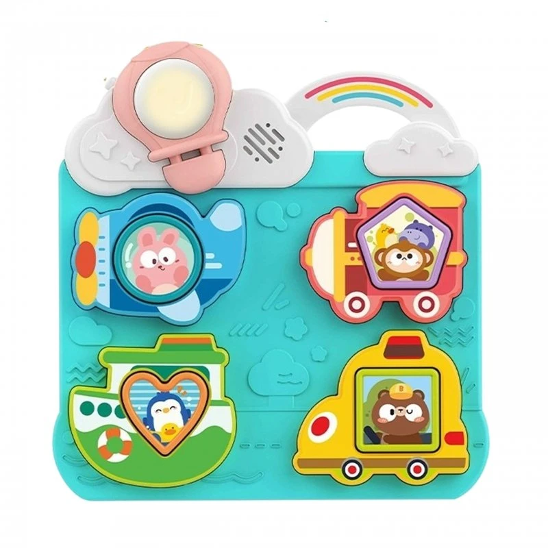 Woopie Baby WOOPIE Interaktyvi Dėlionė Transporto priemonės ir Gyvūnai Mėlyna