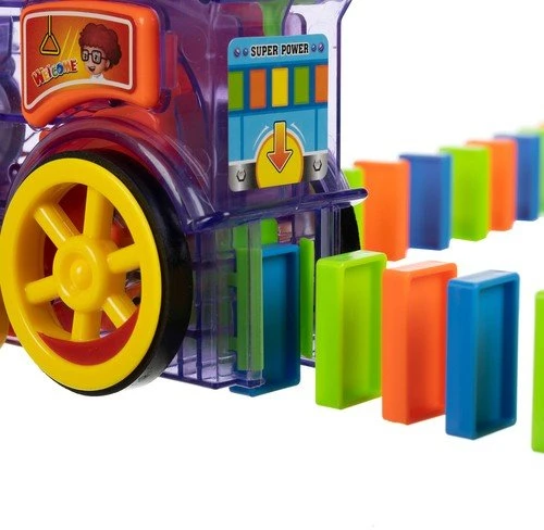 Kruzzel Interaktyvus domino traukinys su LED apšvietimu