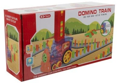 Kruzzel Interaktyvus domino traukinys su LED apšvietimu