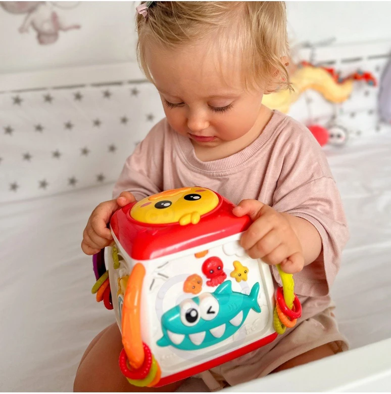 WOOPIE BABY interaktyvus daugiafunkcis edukacinis kubas 18 mėn.+