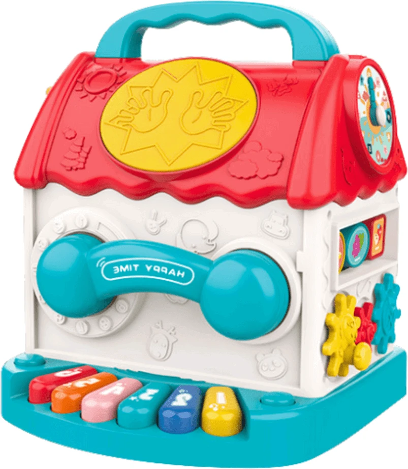 Lean Toys Interaktyvus lavinamasis kubas vaikams