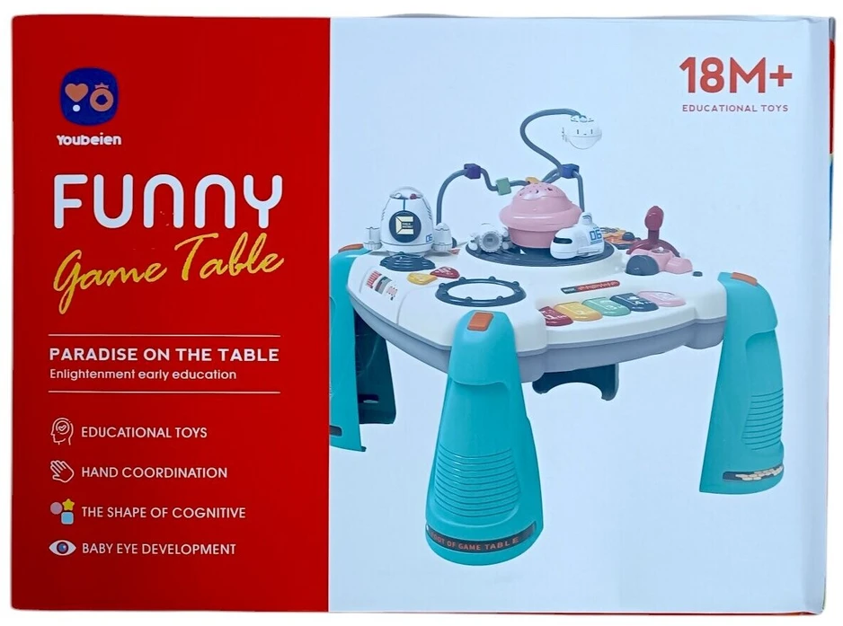 Interaktyvus edukacinis staliukas, rožinis