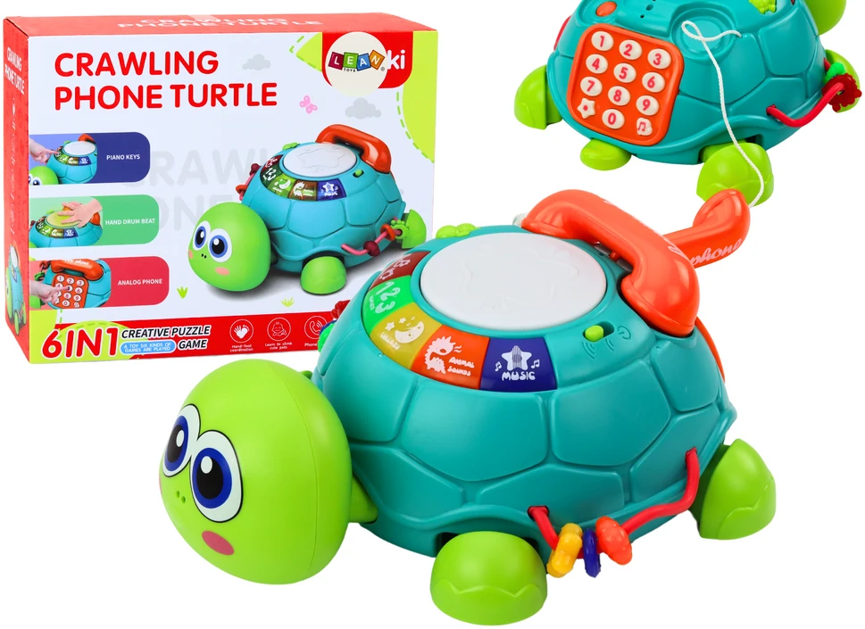 Interaktywny Lavinamasi žaislas Lean Toys , 6in1, žalias