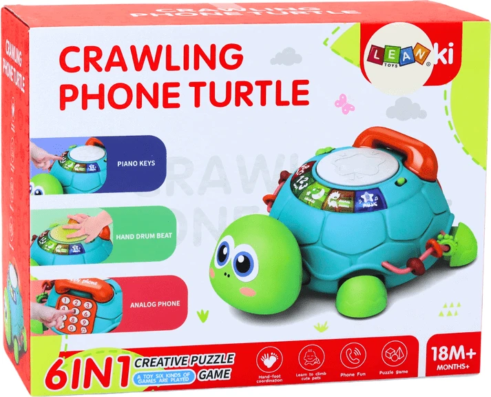 Interaktywny Lavinamasi žaislas Lean Toys , 6in1, žalias