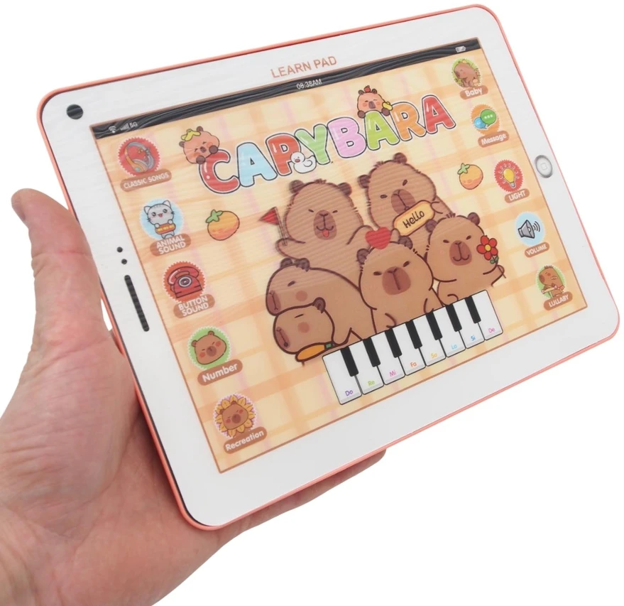 Interaktyvus mokomasis planšetinis žaislas „Capybara Learn Pad“