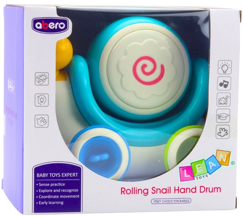Lean Toys Interaktyvus sraigės formos žaislas