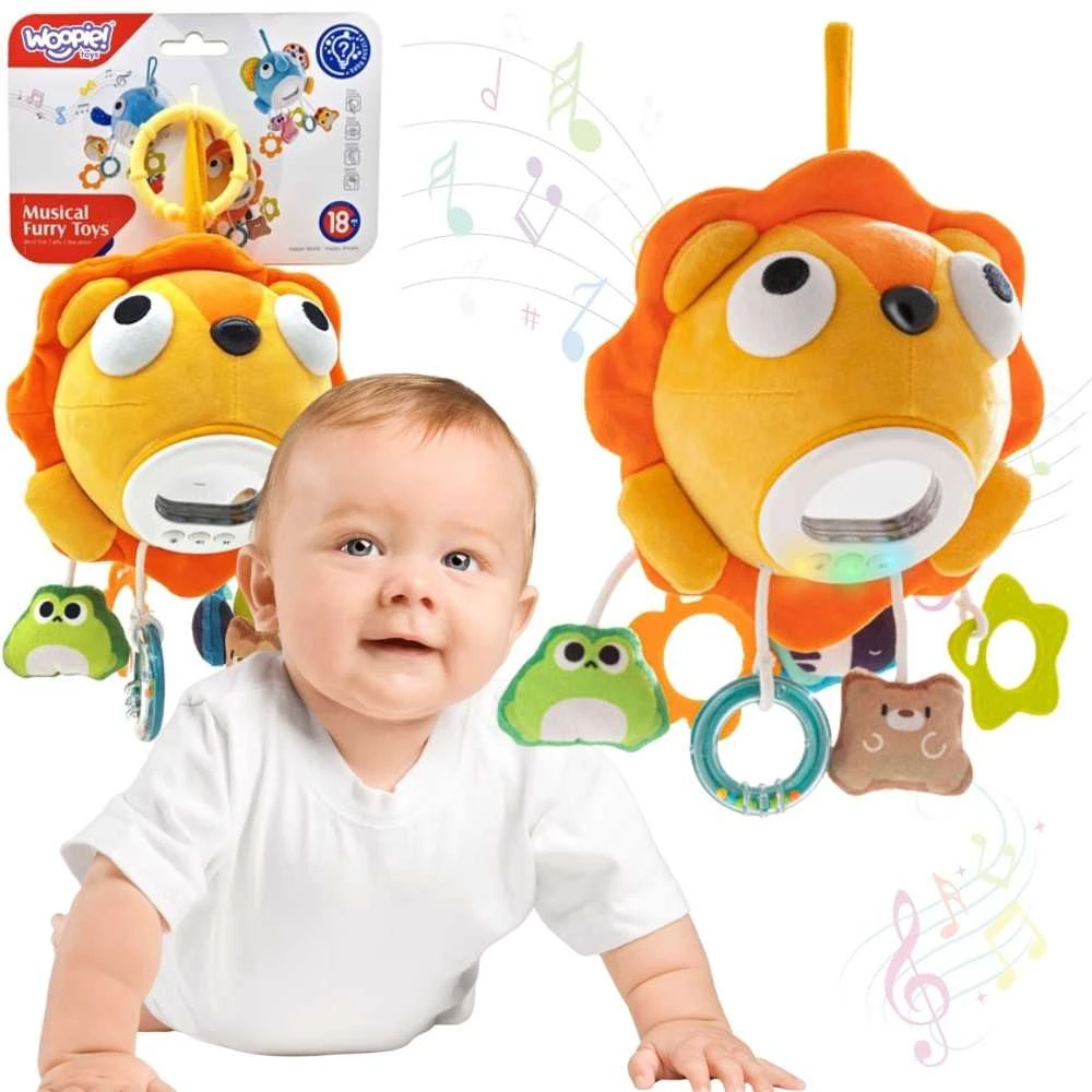 Woopie Baby Minkštas interaktyvus pliušinis liūtas WOOPIE
