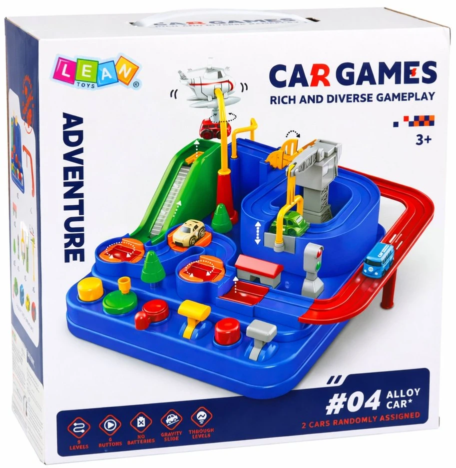 Lean Toys Kliūčių trasa 4 vnt.