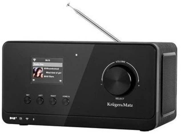 Internetinis radijas Kruger & Matz KM0816.1, juodas