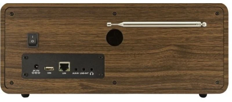 Interneto radijas Imperial DABMAN i200, medžio išvaizdos
