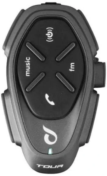 Interphone TOUR HD Motorbike intercom 1500 m 2 pcs Juodas