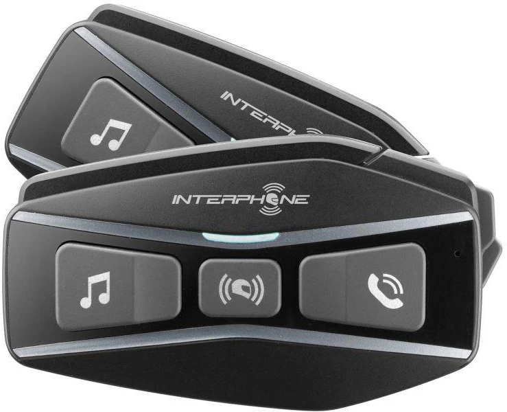 INTERPHONE U-COM 16 motociklo interkomas, komplektas dviem šalmais