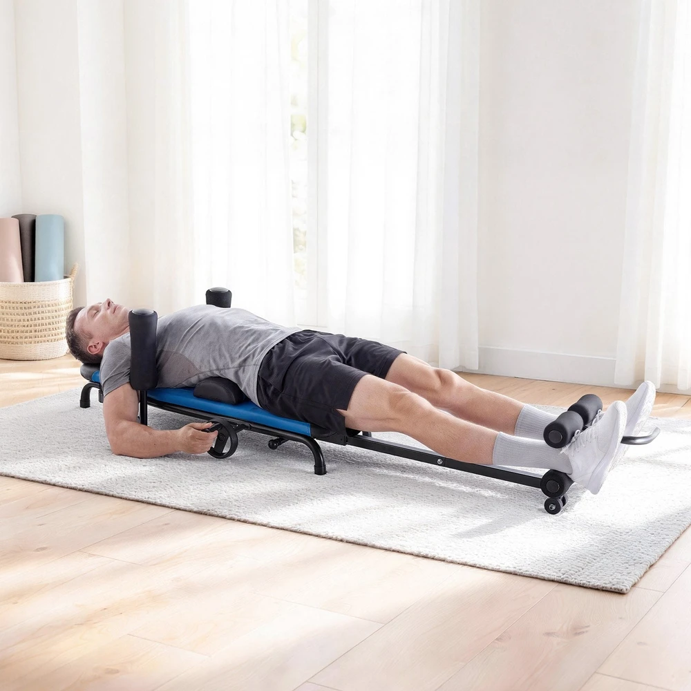 VEVOR Inversinis stalas, 159 kg talpos nugaros tempimo įrenginys