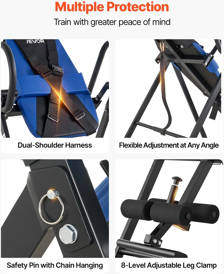 Inversinis stalas VEVOR QD002A, 136 kg keliamoji galia