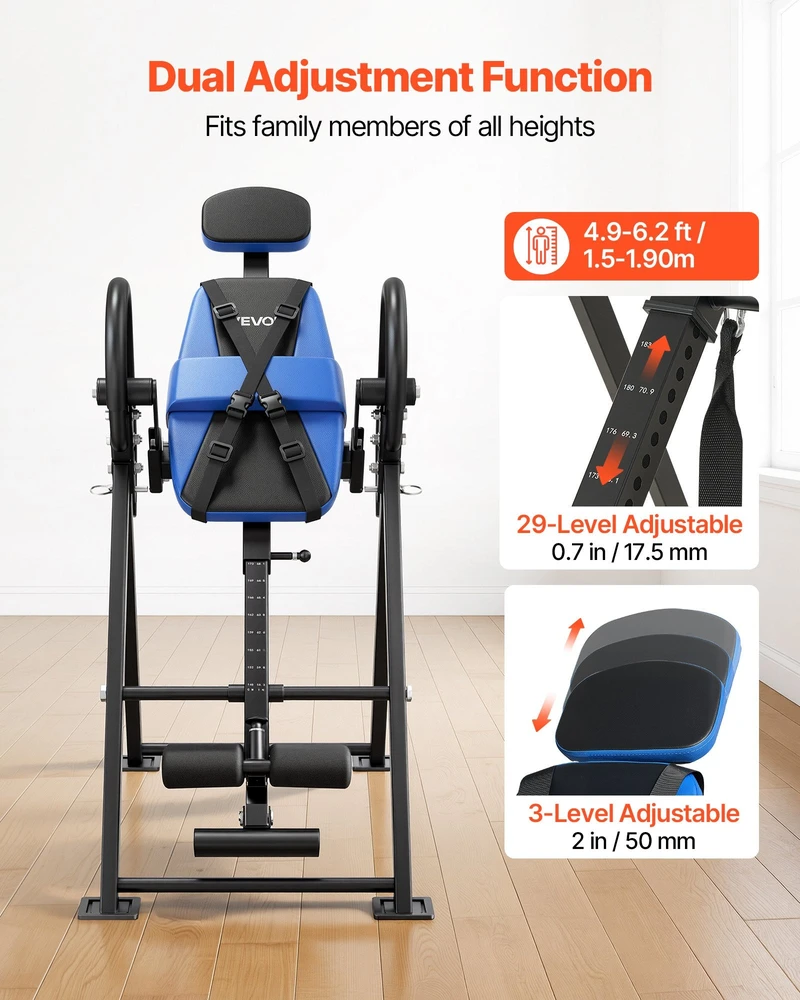 Inversinis stalas VEVOR QD002A, 136 kg keliamoji galia