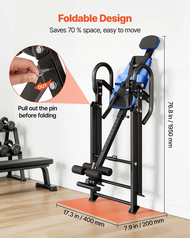 VEVOR Inversinis stalas, 136 kg, sunki apkrova