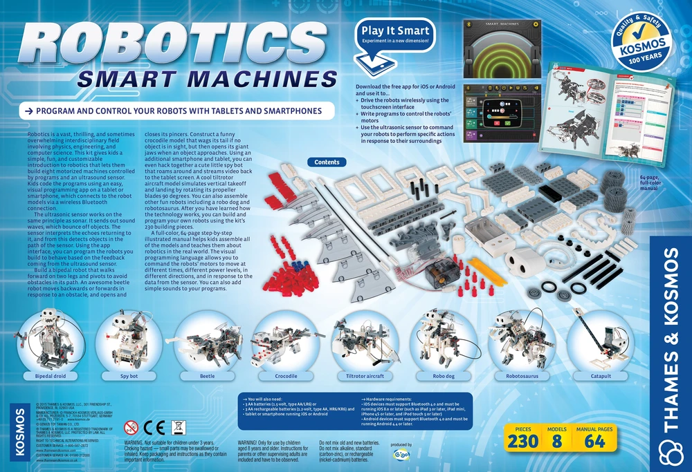Inžinerinis-mokslinis rinkinys „Robotika: Sumaniosios mašinos“
