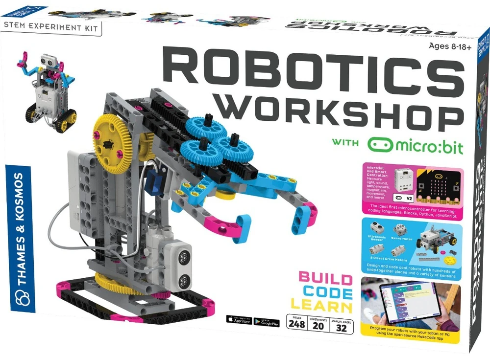 Inžinerinis-mokslinis rinkinys “Robotikos dirbtuvės+micro:bit”