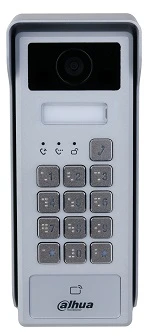Dahua Technology Co IP domofono kamera, 1 abonento, 2MP 1/2.8” colio 84°, integruotas kortelių skaitytuvas,IP55, IK08