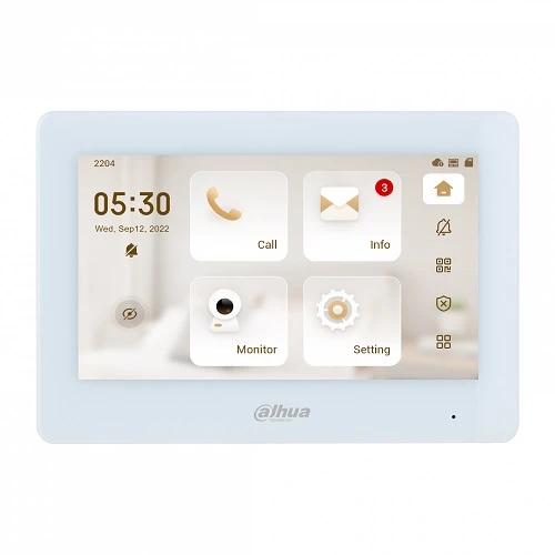 PATALPŲ VIDAUS SKYDELIS VTH5421HW-W Wi-Fi / IP DAHUA
