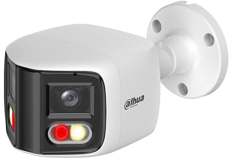 Dahua IP kam. AI 8MP cilindrinė 180 laipsnių STARLIGHT, IR+LED pašviet. iki 25/20m, 8MP(4096x1860)20fps