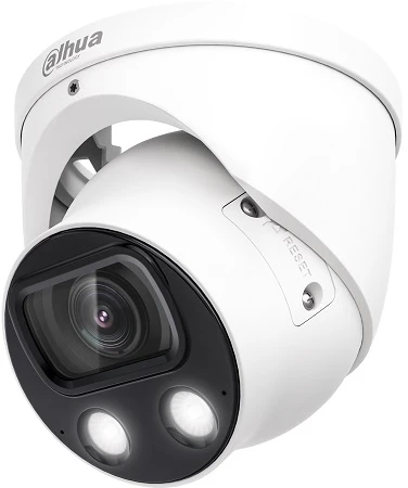 Dahua Technology Co IP kam. AI 8MP kupol. STARLIGHT, LED iki 50m, 8MP(3840x2160)1~25fps, 2.8mm, H.265+, ePoE