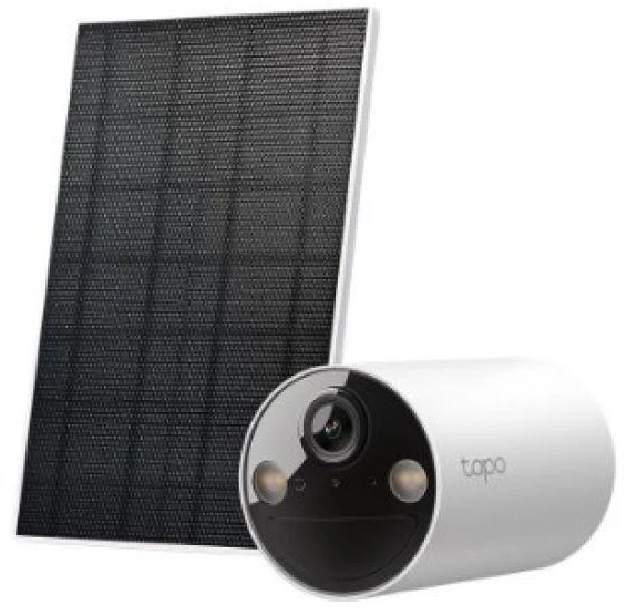 TP-LINK | Saulės energija varoma apsaugos kamerų rinkinys | Tapo C410 rinkinys | Kulka | 3 MP | 3.17mm/F1.65 | IP65 | H.264 | „MicroSD“ kortelė, iki 512 GB