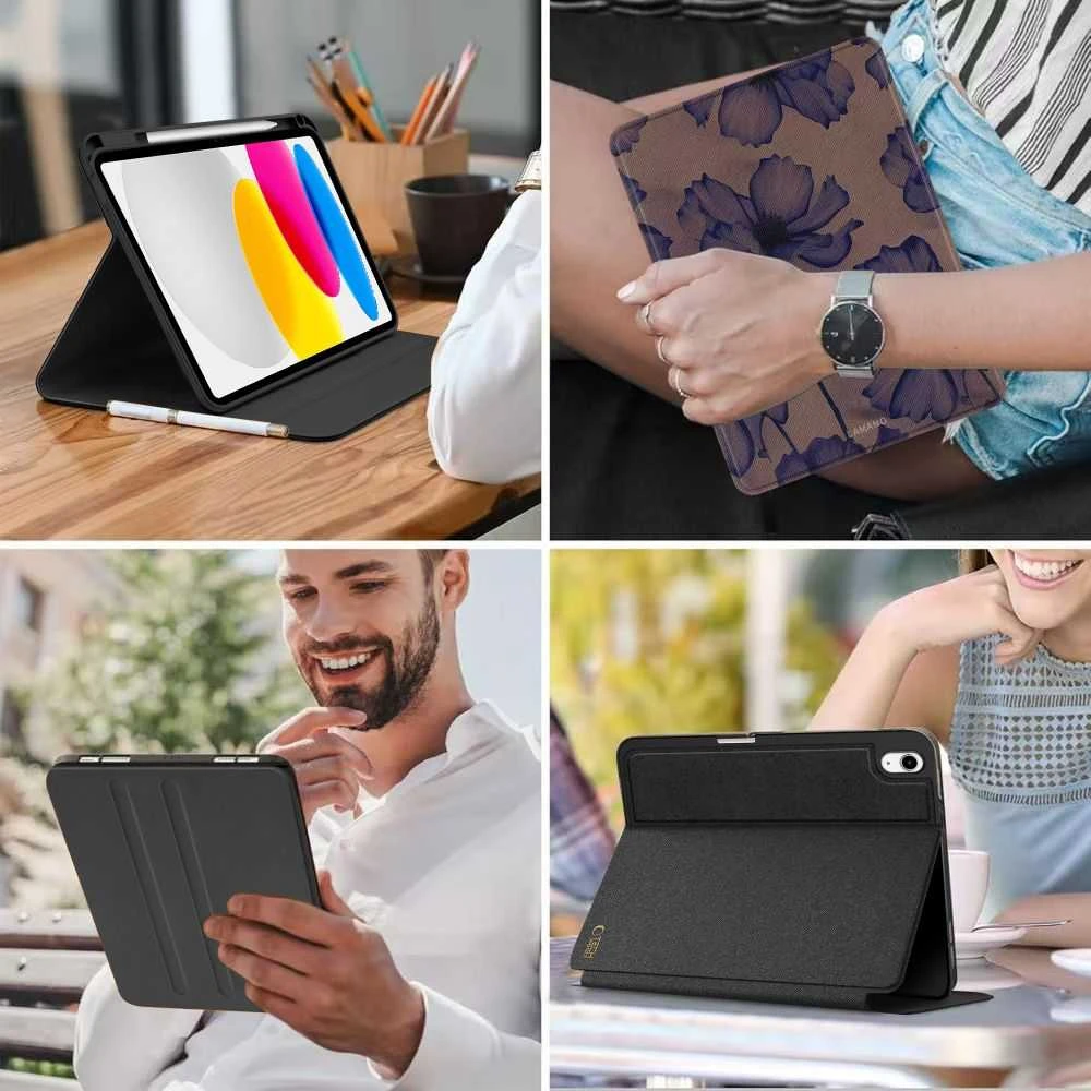 „Tech-Protect“ juodas „iPad 10.9“ 10/2022/11“ 11/2025 dėklas - Juodas