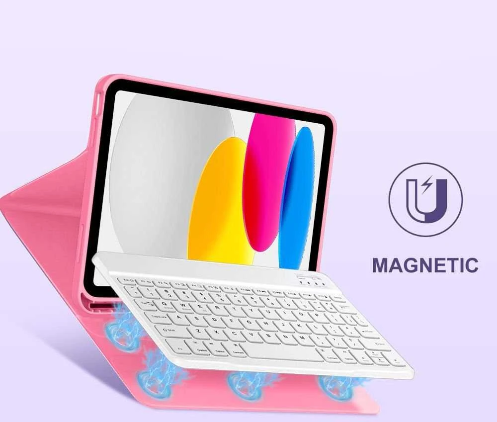 Tech-Protect SC Pen Case for iPad 10.9” 10 / 2022 / 11” 11 / 2025 - Rožinė