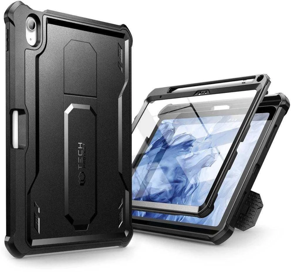 Tech-Protect Kevlar Pro Apple iPad 10.9” 10 / 2022 / 11” 11 / 2025 – dėklas planšetiniam kompiuteriui juodos spalvos