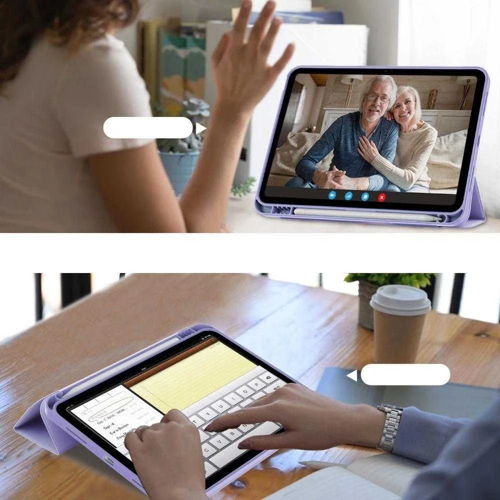 Tech-Protect SC Pen Apple iPad 10 / 2022 / 11” 11 / 2025 – dėklas planšetiniam kompiuteriui violetinės spalvos