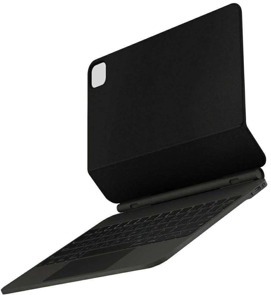 „Uniq Venno Pro“ magnetinis išmanusis dėklas su klaviatūra, skirtas „iPad Air 10.9" (2020/2022) / „Pro 11" (2021/2022) / „Air 11" (2024/2025/2026)“ - Juodas