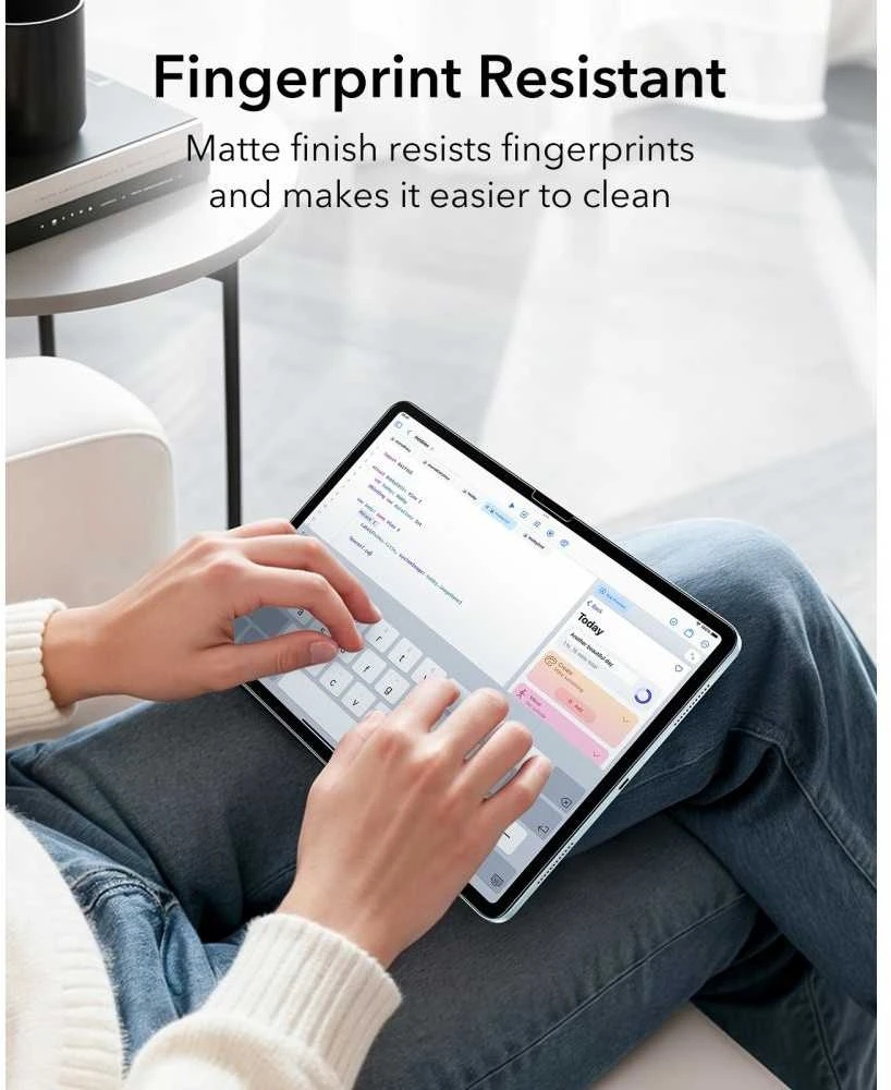 Apsauginė plėvelė ESR Paper Feel Apple iPad Air 13” 1 / 2 / 3 2024-2026 skaidri