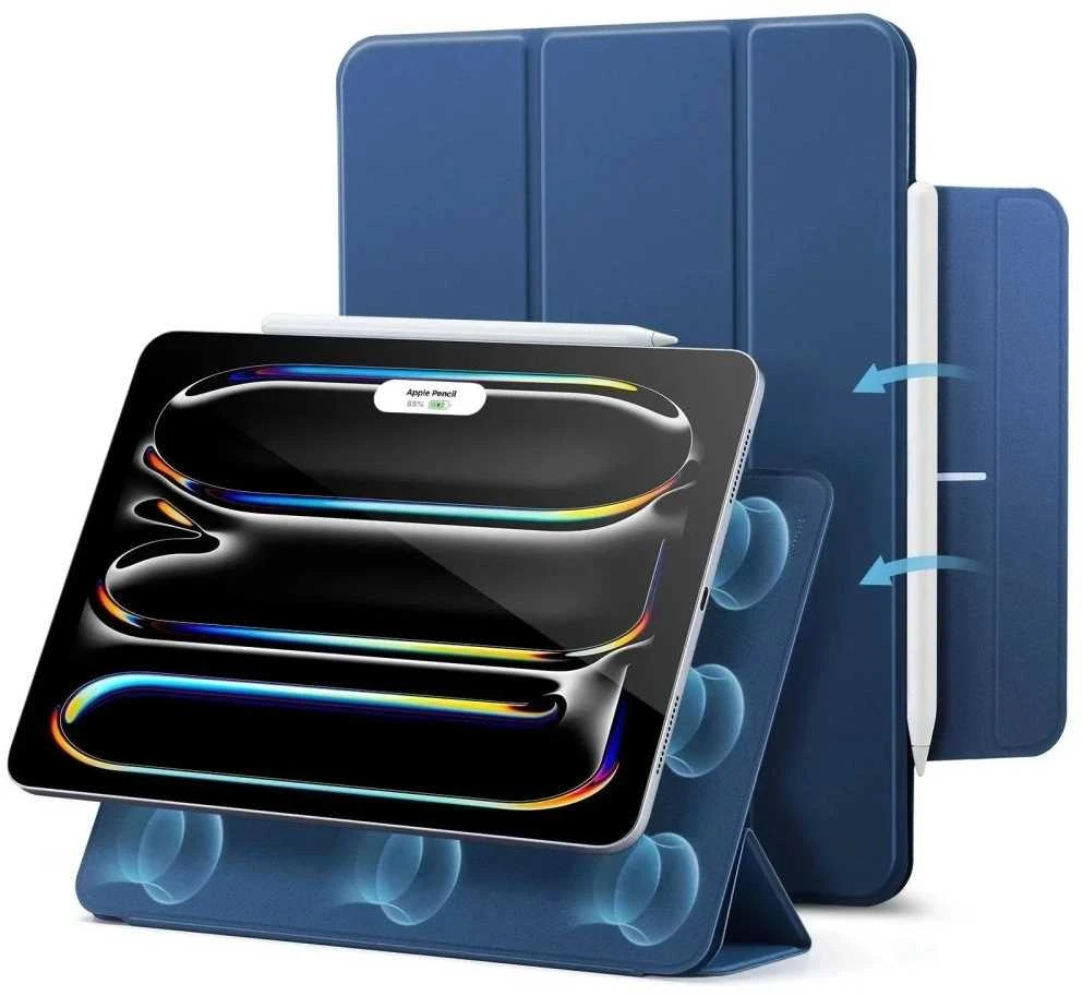 ESR „Rebound“ magnetinis dėklas, skirtas „iPad Pro 11“ 5 / 6 / 2024-2025 - tamsiai mėlynas Mėlyna