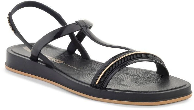 IPANEMA GLOW SAND AD moteriškos basutės, juoda/juoda/auksinė, 27402-BR730