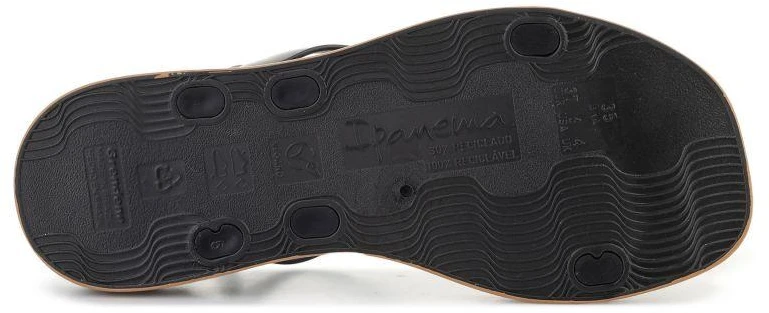 IPANEMA GLOW SAND AD moteriškos basutės, juoda/juoda/auksinė, 27402-BR730