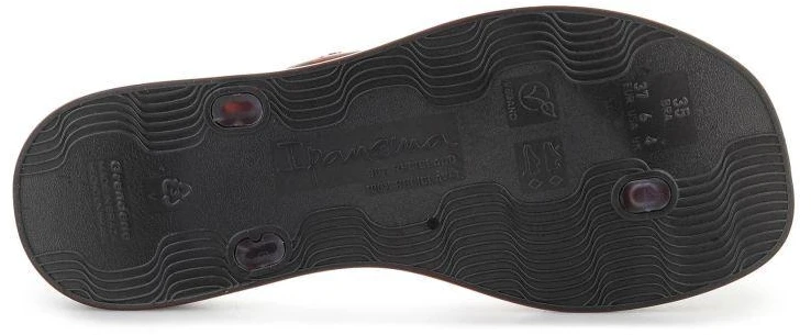IPANEMA GLOW TRENDY AD basutės, juoda/vėžlio rašto/ruda 27419-BR843