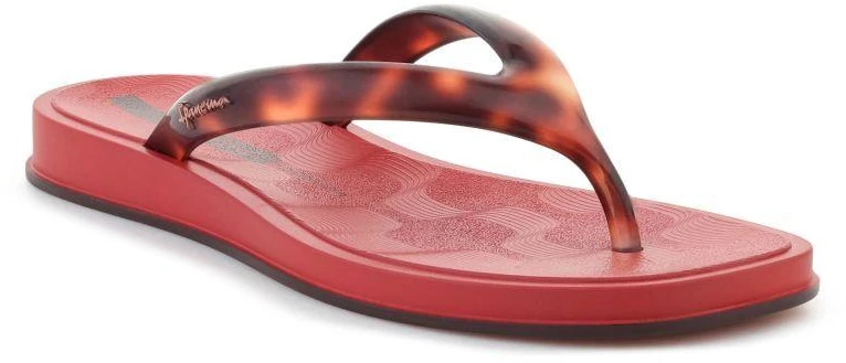 IPANEMA GLOW TRENDY AD moteriškos šlepetės, rudos spalvos plytelių raštas/vėžlio raštas/ruda, 27419-BR846