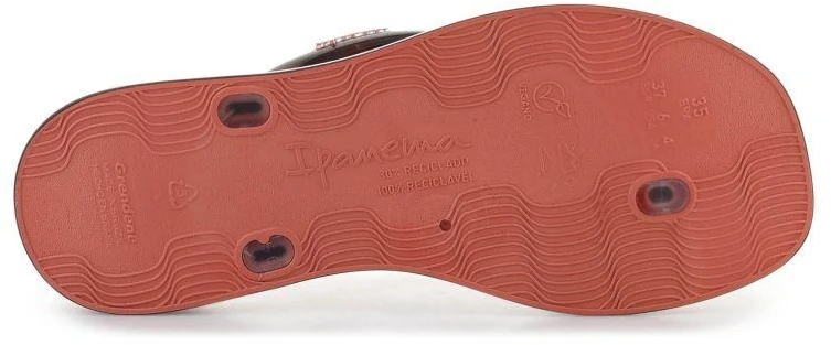 IPANEMA GLOW TRENDY AD moteriškos šlepetės, rudos spalvos plytelių raštas/vėžlio raštas/ruda, 27419-BR846