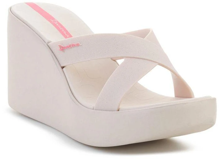 IPANEMA HIGH FASHION II SLIDE FEM smėlio spalvos/blizgučiai/rožinė 83646-BO701