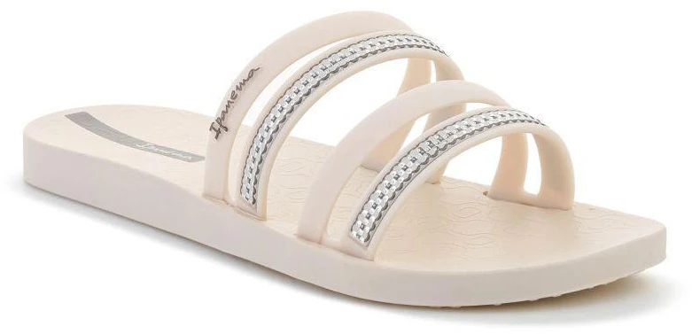 IPANEMA MESH SLIDE II moteriškos basutės, smėlio/sidabro spalvos, 83751-BP395